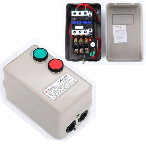 electric boxes with motor start 5hp|5hp electric motor starter button.